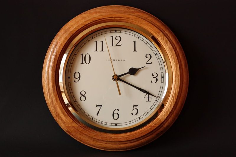 Barnwood Style Wall Clock