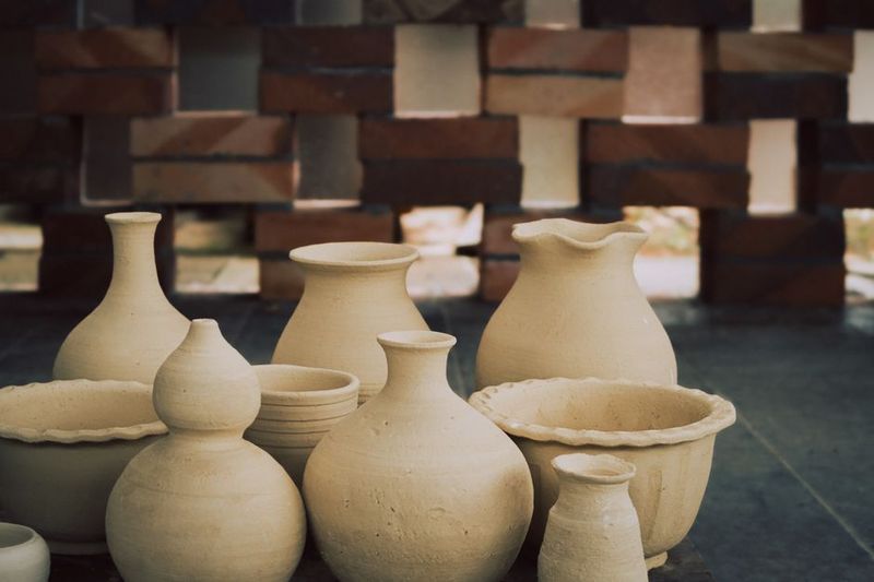 Farmhouse Ceramic Pitcher Vase