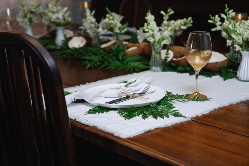 Woven Cotton Table Runner